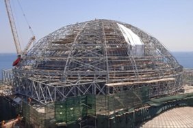 Ayasofya'nın Ana Kubbesinde Restorasyon Çalışmaları Devam Ediyor
