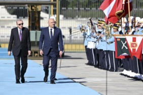 Cumhurbaşkanı Erdoğan, Lübnan Cumhurbaşkanı Avn'ı Resmi Törenle Karşıladı