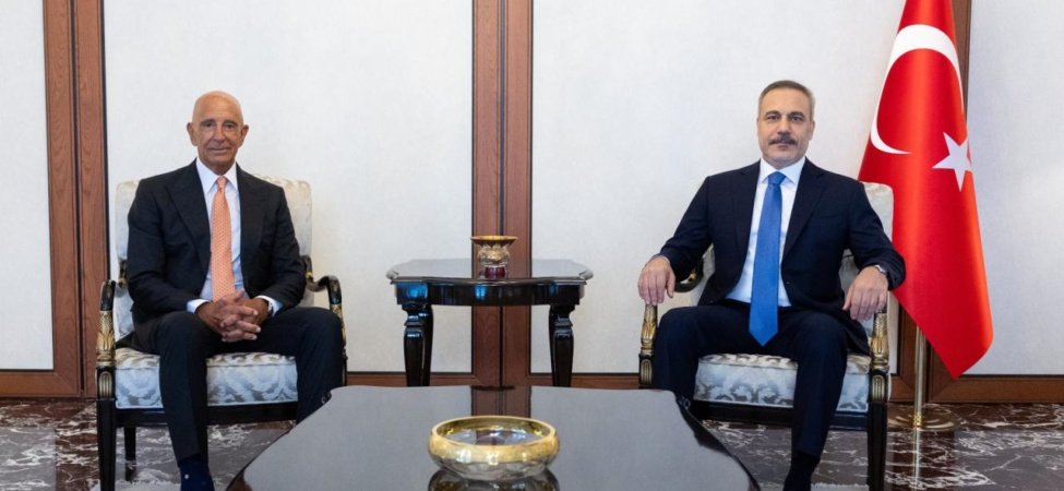 Dışişleri Bakanı Hakan Fidan'dan ABD'li Temsilci Tom Barrack'a Resmi Kabul