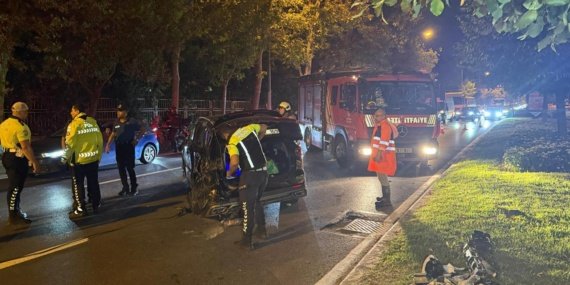 Bakırköy'de zincirleme trafik kazası: 3 kişi yaralandı