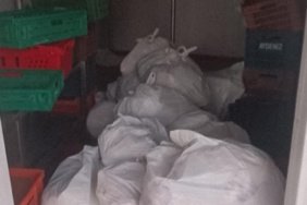 Kasap deposundan yaklaşık 400 kilogram bozuk et çıktı