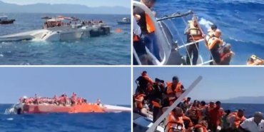 Girne'de 267 kişilik feribot battı: 7 can kaybı, 237 kişi kurtarıldı