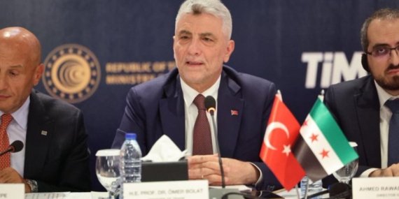 Ticaret Bakanı Bolat, Şam'da ikili görüşmelerde bulundu