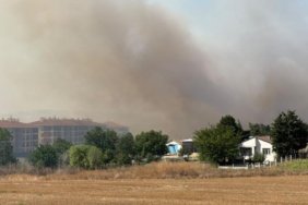 İstanbul Silivri'de Tarlada Çıkan Yangın Yayılıyor