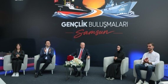 Erdoğan, Samsun'da gençlerle bir araya geldi 10 Erdoğan, Samsun'da gençlerle bir araya geldi