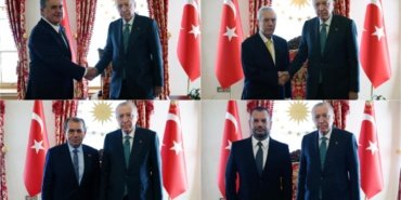Erdoğan, Süper Lig'in önde gelen dördü kulüp başkanlarıyla bir araya geldi