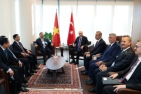 Erdoğan, New York'ta Vietnam lideri To Lam ile bir araya geldi
