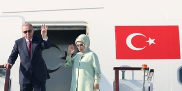 Erdoğan, Bişkek'teki temaslarını tamamlayarak ayrıldı