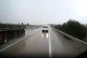 Safranbolu'da tehlikeli sollama: Son anda facia