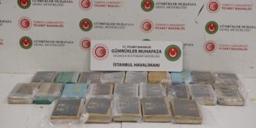 İstanbul Havalimanı'nda 25 kilogram uyuşturucu ele geçirildi