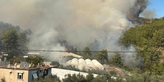 Kumluca'da ormanlık alanda alevler 7 Kumluca'da ormanlık alanda alevler