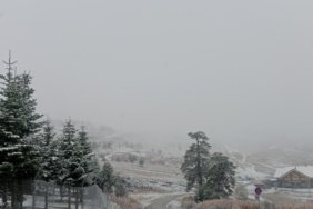Bolu'nun yüksek noktalarında kar etkisini gösterdi