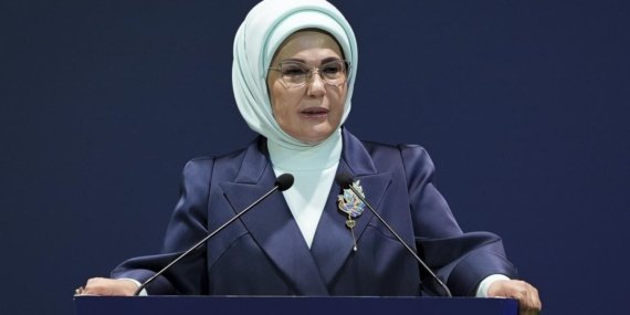 Cumhurbaşkanı Erdoğan'ın eşi Emine Erdoğan'dan TMV'ye 10. yıl tebriği