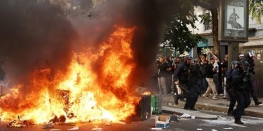 Fransa'da eylemler nedeniyle 30 bin lise öğrencisi eğitimden mahrum kaldı