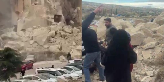 Göreme'de Peribacası Çöktü 8 Göreme'de Peribacası Çöktü
