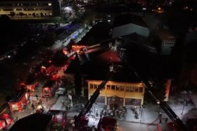 Kartal'daki Eğitim ve Araştırma Hastanesi'nde çatı yangını