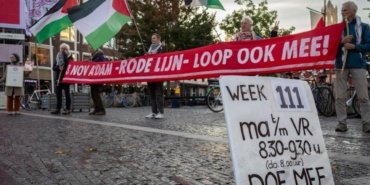Utrecht'te 111 Haftadır Filistin İçin Sessiz Direniş