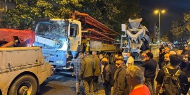 İstanbul Avcılar'da kontrolden çıkan kamyon 7 araca zarar verdi