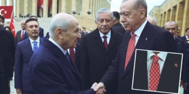 Erdoğan'ın Anıtkabir Ziyaretinde KAAN Temalı Kravat Dikkat Çekti